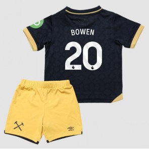 Lacne Dětský Futbalové dres West Ham United Jarrod Bowen #20 2025-26 Krátky Rukáv - Tretina (+ trenírky)